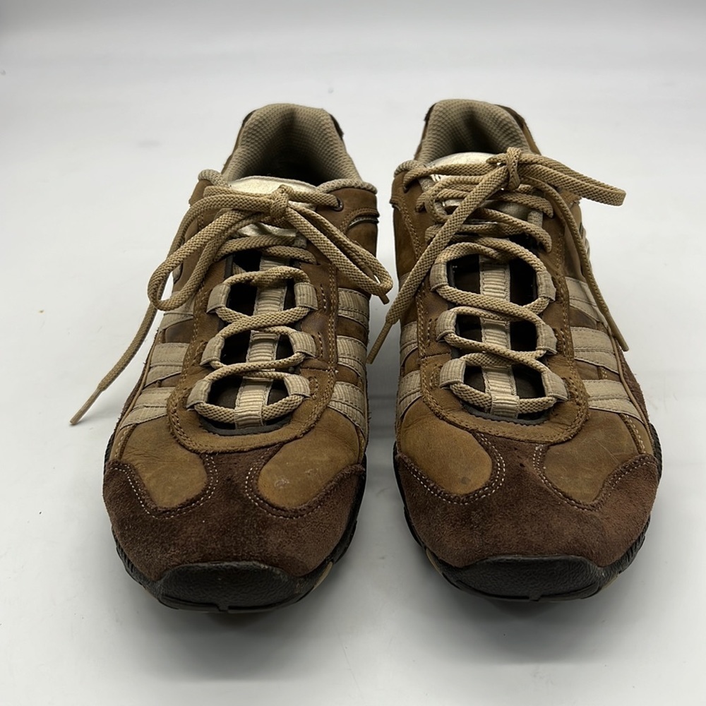 Skechers Brown and Tan Suede Women's Sneaker size 10